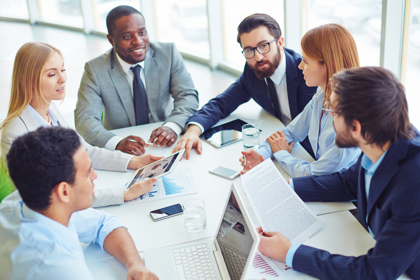 Meeting of employees